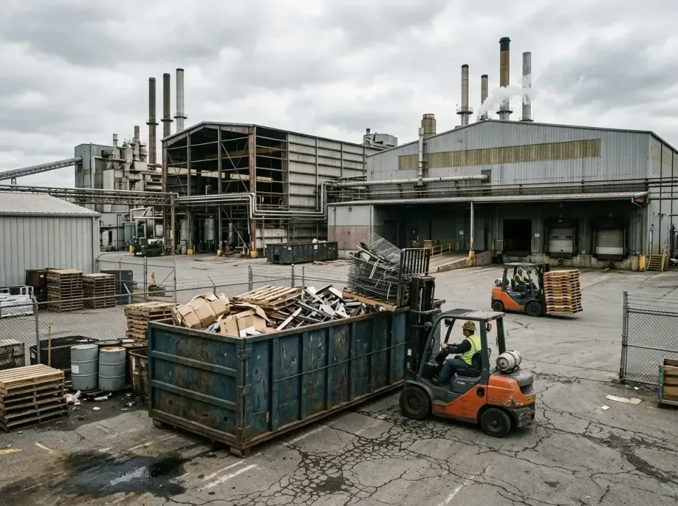 industrial-factory-scrap-conta-003 — frequently asked questions, Cheap Roll-off Dumpster Rentals in Fairmont, WV